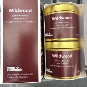 Room Essentials Wildwood Scented Candle Set of 2